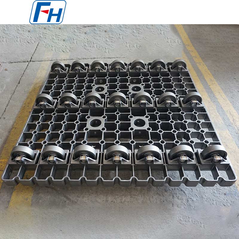 Warmtebehandelingsbakken met rollen voor continue ovens | FH®