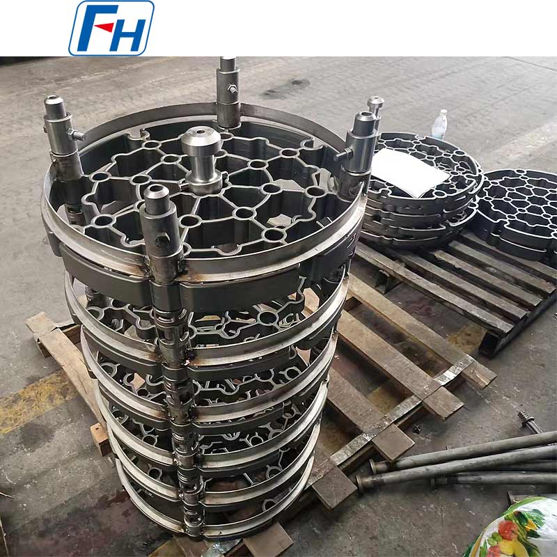 FH® 1.4849 (ZG40Cr19Ni39Nb) hittebestendig staal Well-type ovenarmaturen – max. 1150°C, anti-carburatie