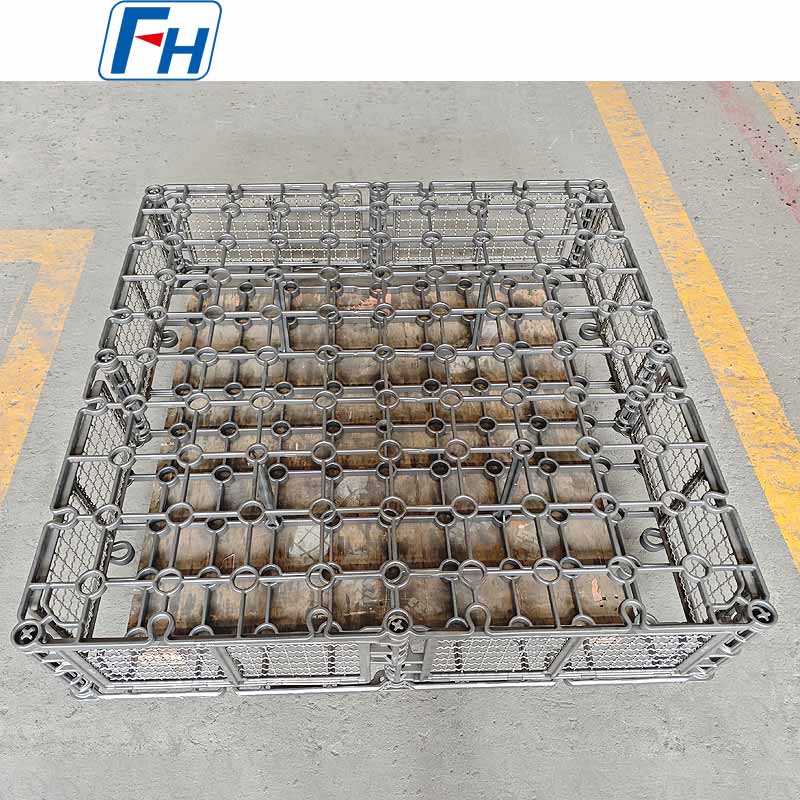 FH® Cr25Ni20 gecombineerde warmtebehandelingsoplaadmand voor zoutbad-rolhaardoven