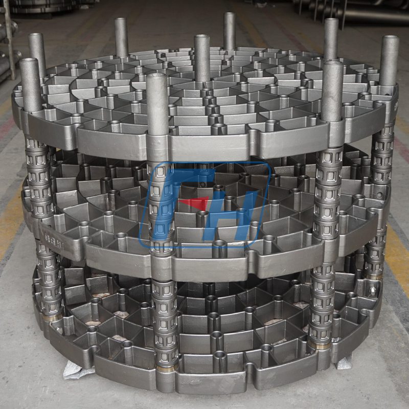 1450 mm warmtebehandelingsarmaturen Dienbladen voor putoven Dia.