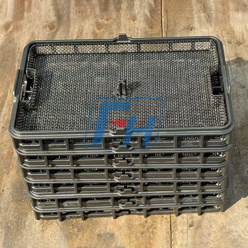 Vacuüm warmtebehandelingsmanden van 450 x 300 x 50 mm