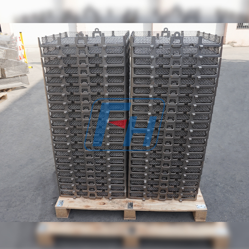 650x580x90mm warmtebehandelingsmanden voor vacuümoven